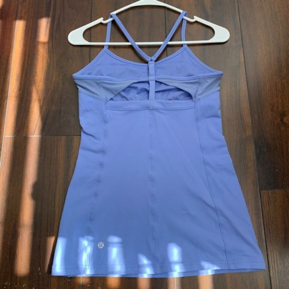 Lululemon Periwinkle Strappy Tank Top - Picture 5 of 7